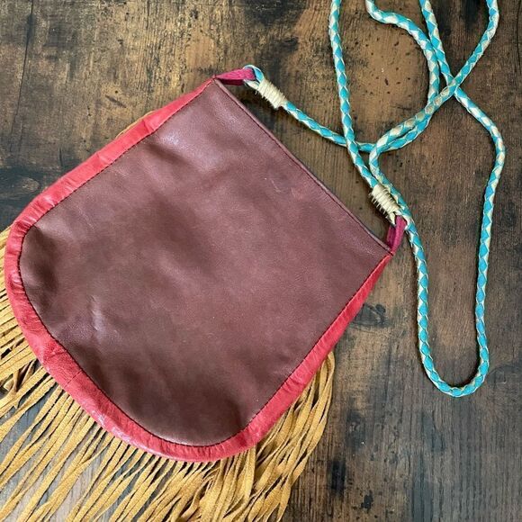 Gado Gado by Margriet Wagenaar Boho Leather Crossbody purse - Picture 5 of 9